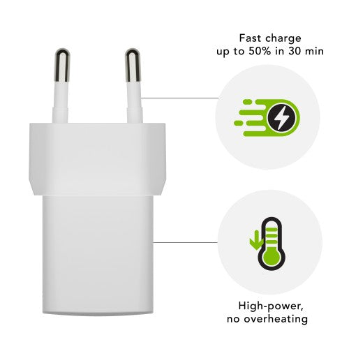 dbramante1928 re-charge Pro - EU Wall Charger USB-C 20W - W