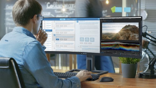 Philips 6000 series 45B1U6900C/00 computer monitor 113 cm (44.5") 5120 x 1440 pixels UltraWide Dual Quad HD LED Black