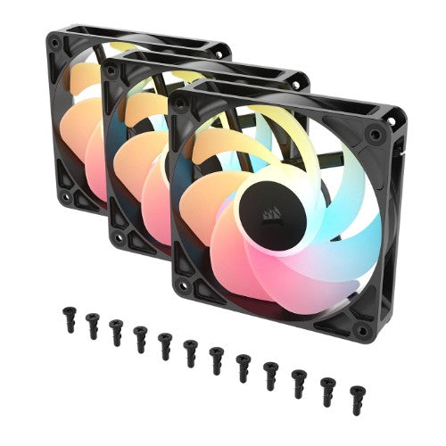 Corsair RS120-R ARGB Computer case Fan 12 cm Black 3 pc(s)