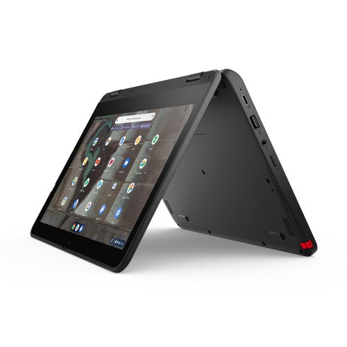 Lenovo 500e Chromebook Gen 3 (Intel) Intel® Celeron® N N5100 29.5 cm (11.6") Touchscreen HD 8 GB LPDDR4x-SDRAM 64 GB eMMC Wi-Fi 6 (802.11ax) ChromeOS UK English Grey