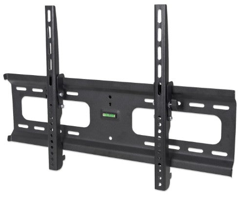 Manhattan Wall Mount for TV & Monitors (Tiltable), For screens 37" to 65", VESA compatability: all between 200x200mm and 600x400mm - check the dimensions of the four mounting holes on back of screen to ensure it fits, Max 75kg, Black, Bracket
