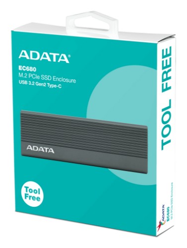 ADATA EC680 SSD enclosure Grey M.2