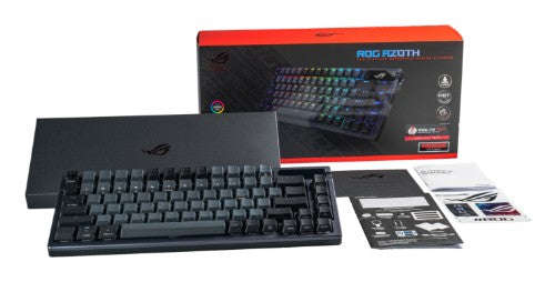ASUS ROG Azoth keyboard Gaming USB + RF Wireless + Bluetooth QWERTY US English Black