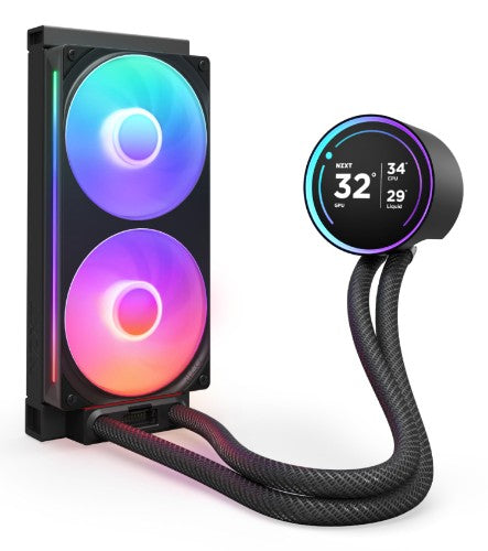 NZXT Kraken Elite 240 RGB Processor All-in-one liquid cooler 12 cm Black 1 pc(s)