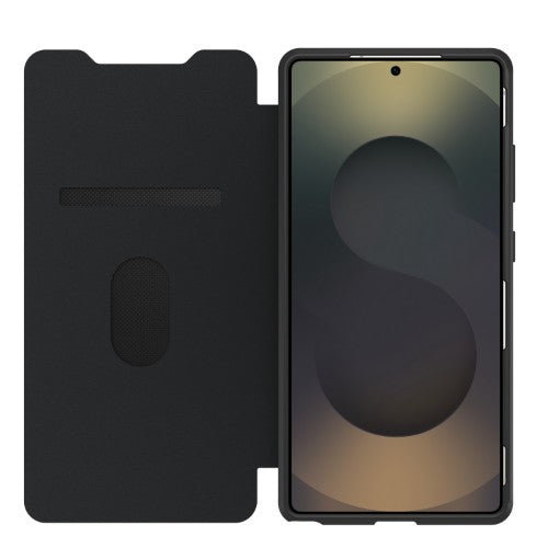 OtterBox React Folio Series for Samsung Galaxy S25 Ultra, transparent/black - No Retail Packaging