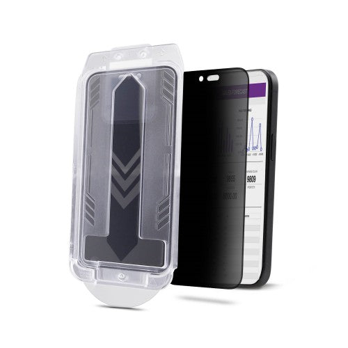 StarTech.com 4-Way 360 Privacy Screen For iPhone 16 Pro Max, Supports Portrait/Landscape Orientation, Touch-Enabled, Tempered Glass Protector, 4Way Filter, TAA