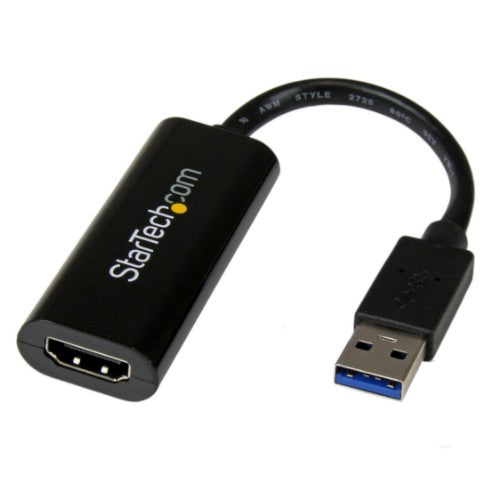 StarTech.com USB 3.0 to HDMI Adapter, USB to HDMI Monitor Converter for Windows, 1080P (no support for macOS/ChromeOS/Linux) - TAA
