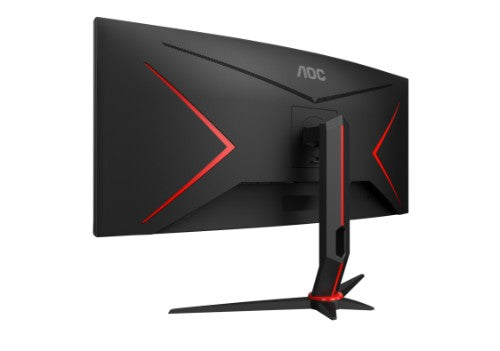 AOC G2 CU34G2XP computer monitor 86.4 cm (34") 3440 x 1440 pixels UltraWide Quad HD LED Black, Red