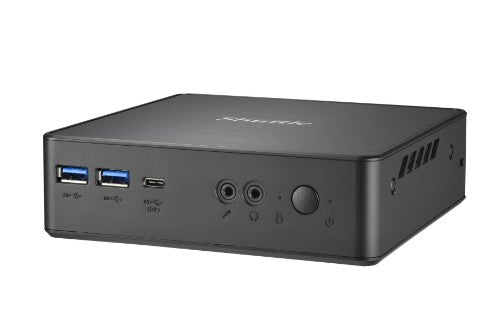 Shuttle XPC Nano PC NC40U5, Intel Core i5-1235U, 1x HDMI, 1x DP,1xUSB-C/DP, 6x USB3.2, 1x 2.5" bay, 2x M.2, 1x LAN, RAID, 24/7 permanent operation, incl. VESA & Stand