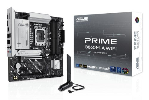 ASUS PRIME B860M-A WIFI Intel B860 LGA 1851 (Socket V1) micro ATX