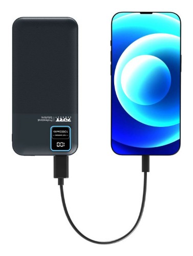 Port Designs 907001 power bank Lithium Polymer (LiPo) 10000 mAh Black