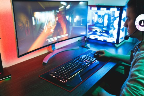 SureFire Silent Flight 680 Gaming mouse pad Black, Red