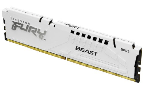 Kingston Technology FURY Beast 32GB 5600MT/s DDR5 CL40 DIMM White XMP