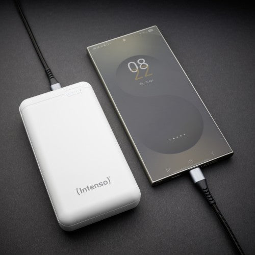 Intenso XS20000 Powerbank Zusatzakku LiPo 20000 mAh 7313552 Lithium Polymer (LiPo) White