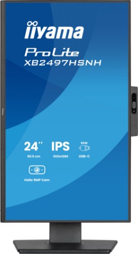 iiyama ProLite XB2497HSNH-B1 24IN IPS LCD 4MS 1920X1080 350CD/M2 HDMI/DP/USB 2 computer monitor 60.5 cm (23.8") 1920 x 1080 pixels Full HD Black