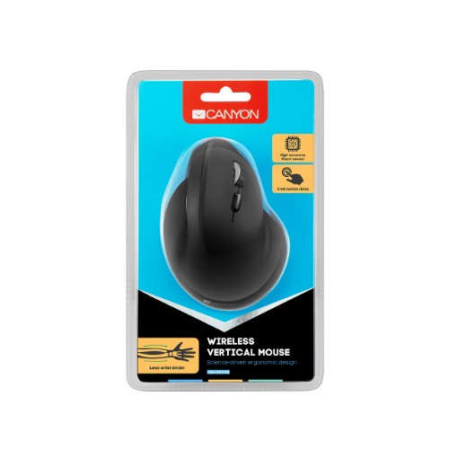 Canyon CNS-CMSW16B mouse Office Ambidextrous RF Wireless Optical 1600 DPI