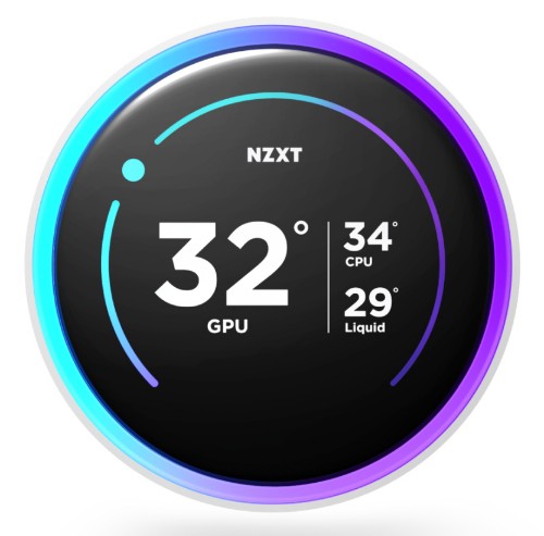 NZXT Kraken Elite 240 RGB Processor All-in-one liquid cooler 12 cm White 1 pc(s)