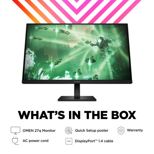 OMEN by HP 27 inch QHD 165Hz Gaming Monitor - OMEN 27q