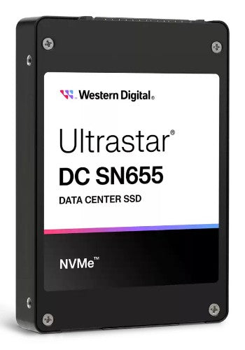 Western Digital Ultrastar DC SN655 15.4 TB U.3 PCI Express 4.0 NVMe 3D TLC NAND
