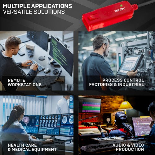 Lindy 12m USB 2.0 Active Extension Pro Hub