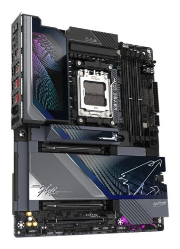 GIGABYTE X870E AORUS MASTER X3D Motherboard - Supports AMD Ryzen 9000 CPUs, 18+2+2 Phases Digital VRM, up to 9000Hz DDR5 (OC), 2xPCIe 5.0 + 3xPCIe 4.0, Wi-Fi 7, 10GbE LAN, USB 4