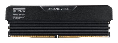 Klevv 32GB (2X16GB) 6400MHz CL30 DDR5 GAMING RAM MODULE 30-38-38-78 1.35V URBANE V RGB BLACK KIT