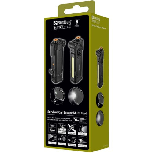Sandberg Survivor Car Escape Multi Tool