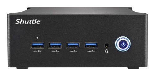 Shuttle Nano PC NA20H2, AMD Ryzen™ 7 255 APU, Radeon780M , 2xHDMI, 2xUSB-C 4.0(DP), 2x2.5Gbit LAN, 24/7 permanent operation, incl. VESA
