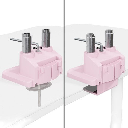 Arozzi AZ-ALZARE-NEO-DUO-PNK monitor mount / stand 81.3 cm (32") Desk Pink