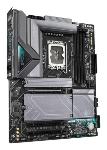 GIGABYTE Z890 EAGLE WIFI7 Motherboard - Supports Intel Core Ultra (Series 2) CPUs, 14+1+2 phases VRM, up to 8800MHz DDR5 (OC), 1xPCIe 5.0 + 3xPCIe 4.0, Wi-Fi 7, 2.5GbE LAN, USB 4