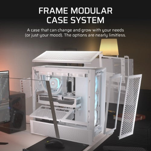 Corsair FRAME 4000D RS ARGB Midi Tower White