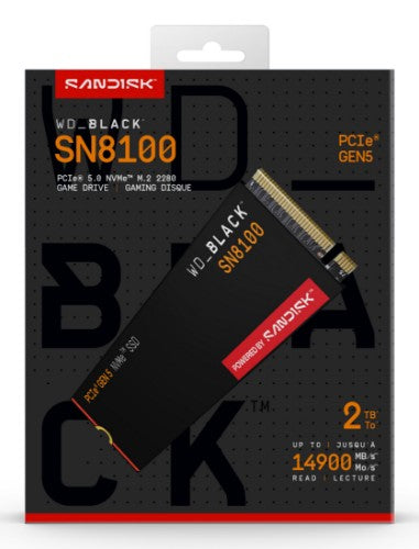 Western Digital Black WD_BLACK™ SN8100 NVMe™ SSD POWERED BY SANDISK 2 TB
