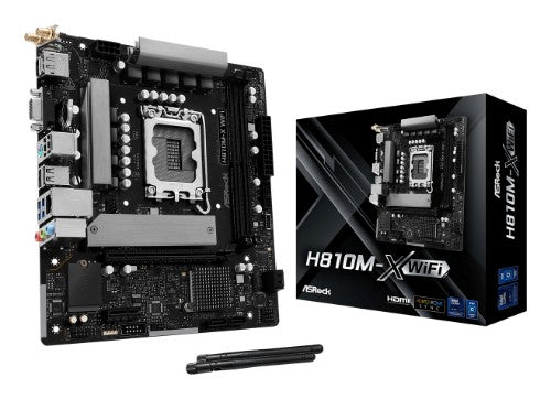 Asrock H810M-X WiFi Intel H810 LGA 1851 (Socket V1) micro ATX
