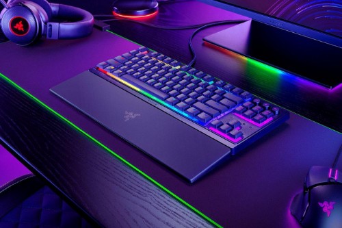 Razer Ornata V3 Tenkeyless keyboard Gaming USB QWERTZ German Black