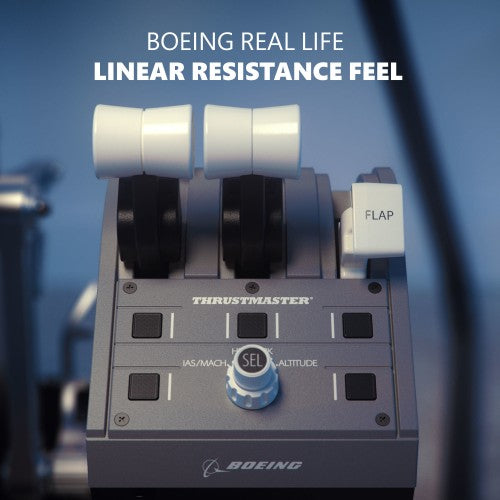 Thrustmaster TCA Quadrant Boeing Edition Grey USB Joystick PC, Xbox, Xbox One X, Xbox Series S