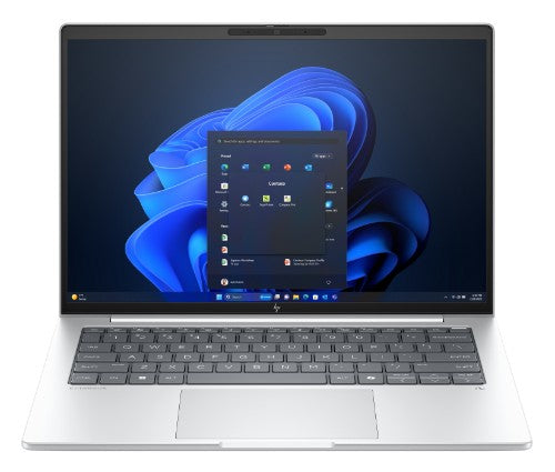 HP EliteBook 8 G1i 14 inch Notebook AI PC Intel Core Ultra 7 255H Laptop 35.6 cm (14") WUXGA 32 GB DDR5-SDRAM 256 GB SSD Wi-Fi 6E (802.11ax) Windows 11 Pro Silver