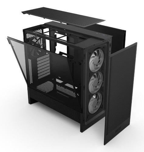 NZXT H5 Flow RGB Midi Tower Black