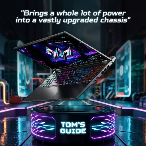 Acer Predator Helios Neo 16 AI PHN16-73 - Intel Core Ultra 7 255HX, 16GB, 1TB SSD, NVIDIA GeForce RTX 5070, 16"WQXGA, Windows 11 Gaming Laptop