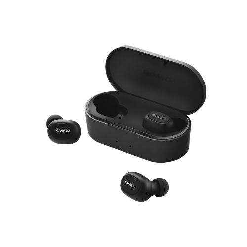 Canyon CND-TBTHS2B headphones/headset Wireless In-ear Calls/Music Micro-USB Bluetooth Black