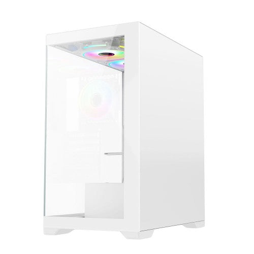 VIDA VETRO-WHT computer case Tower White