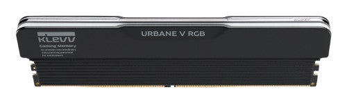 Klevv 32GB (2X16GB) 6400MHz CL30 DDR5 GAMING RAM MODULE 30-38-38-78 1.35V URBANE V RGB BLACK KIT