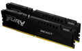 Kingston Technology FURY Beast 64GB 6000MT/s DDR5 CL36 DIMM (Kit of 2) Black