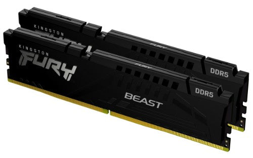 Kingston Technology FURY Beast 64GB 5600MT/s DDR5 CL36 DIMM (Kit of 2) Black