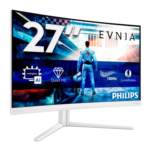 Philips Evnia 5000 27M2C5501/00 computer monitor 68.6 cm (27") 2560 x 1440 pixels Quad HD LCD White