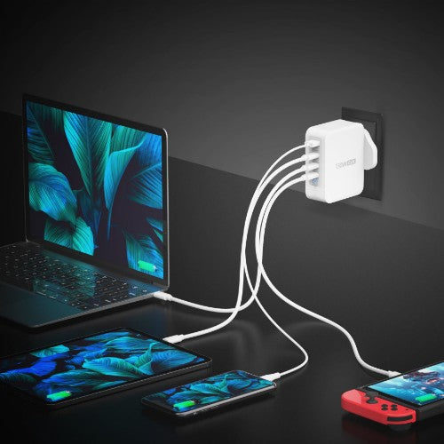 j5create JUP43130F-FN 130W GaN USB-C® 4-Port Charger - UK