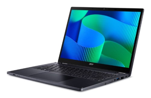 Acer TravelMate TMP414RN-54-TCO-75K1 Intel Core Ultra 7 155U Hybrid (2-in-1) 35.6 cm (14") Touchscreen WUXGA 16 GB DDR5-SDRAM 512 GB SSD Wi-Fi 6E (802.11ax) Windows 11 Pro Blue