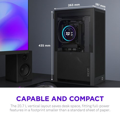 NZXT H2 Flow Small Form Factor (SFF) Black