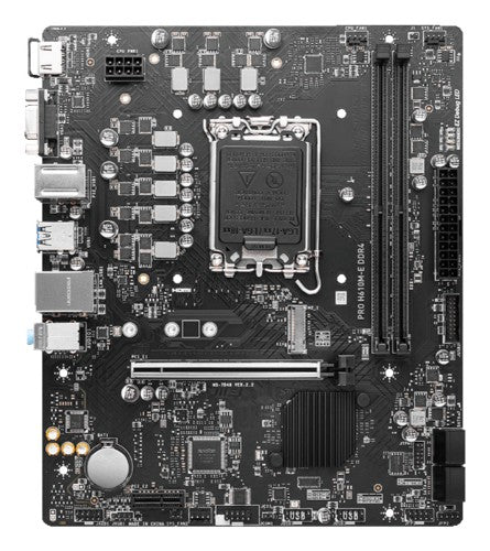 MSI PRO H610M-E DDR4 motherboard Intel H610 LGA 1700 micro ATX