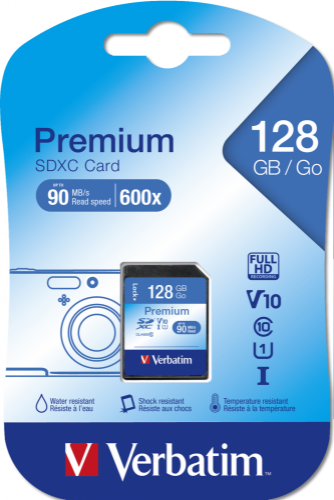 Verbatim Premium 128 GB SDXC Class 10