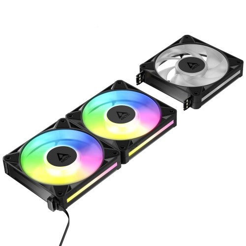 ARCTIC BioniX P12 A-RGB - 3 Pack 120 mm PWM Fan with Daisy Chain